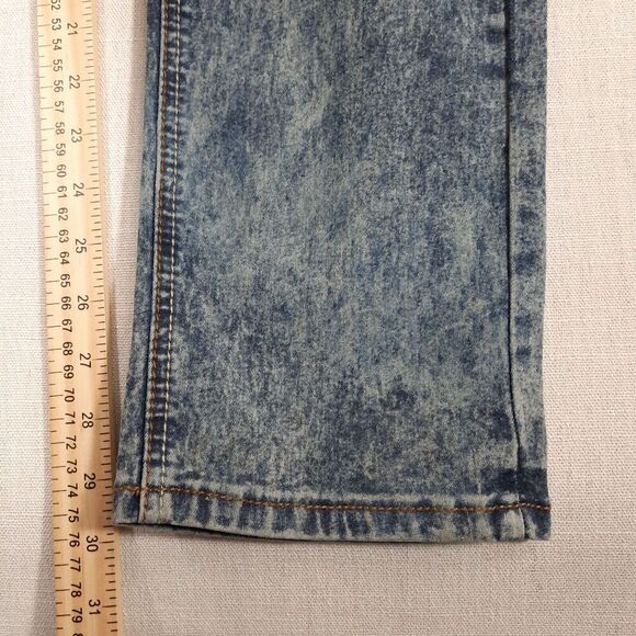 Be-Girl Skinny Jeans Plus Size 18 Distressed Acid Wash High-Rise Corset Waist - Picture 10 of 16